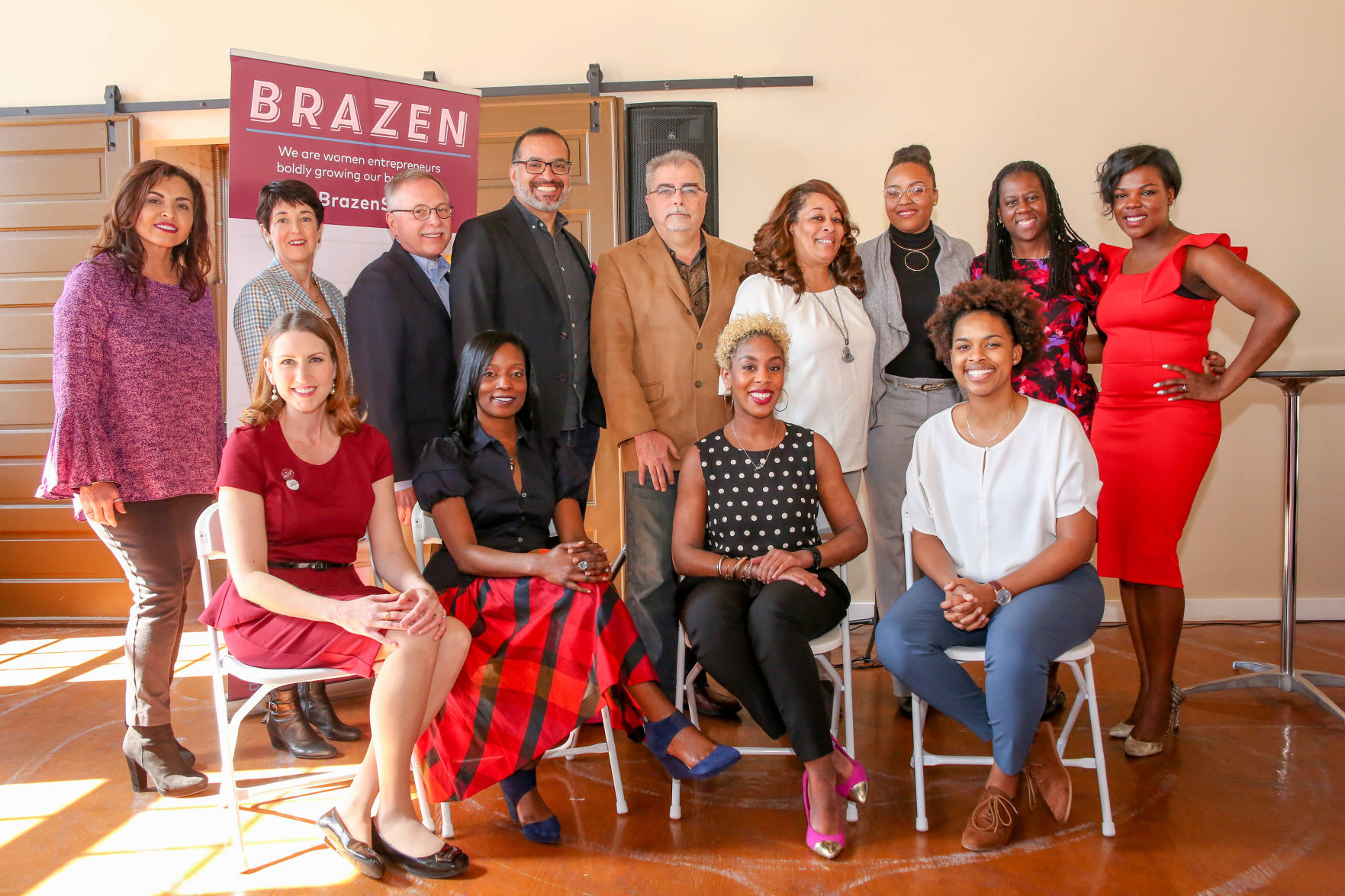 Be Seen Brunch pitch finalists, judges and co-hosts March 3.jpg